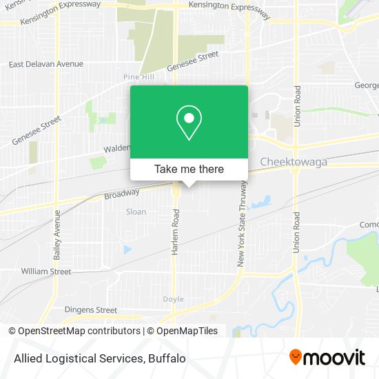 Allied Logistical Services map