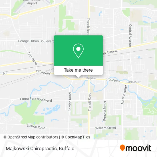 Majkowski Chiropractic map