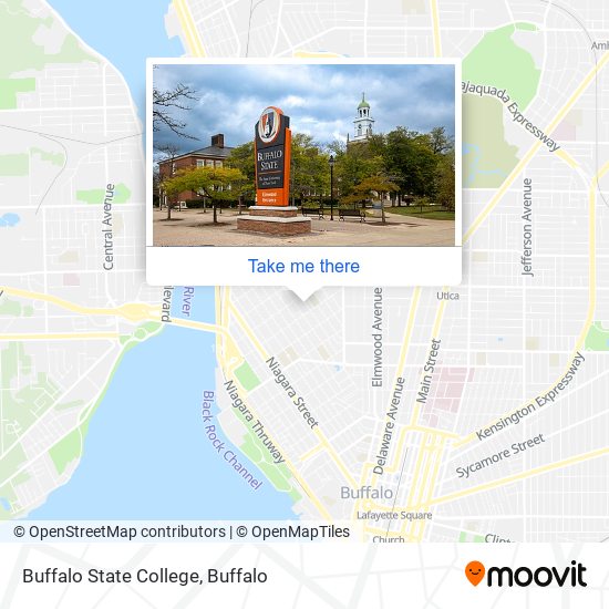 Mapa de Buffalo State College