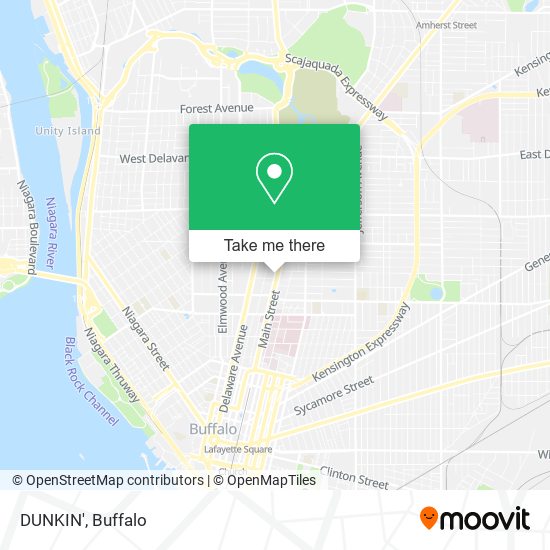 Mapa de DUNKIN'