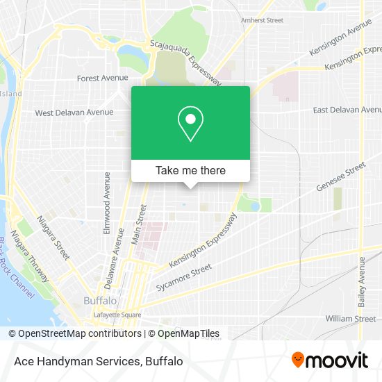 Mapa de Ace Handyman Services