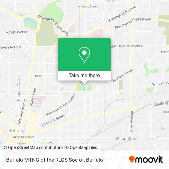 Mapa de Buffalo MTNG of the RLGS Soc of