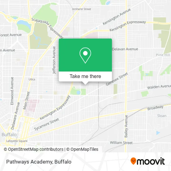 Pathways Academy map