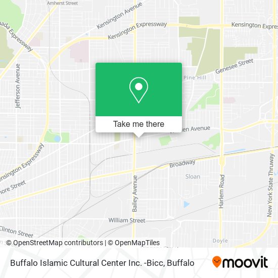 Buffalo Islamic Cultural Center Inc. -Bicc map