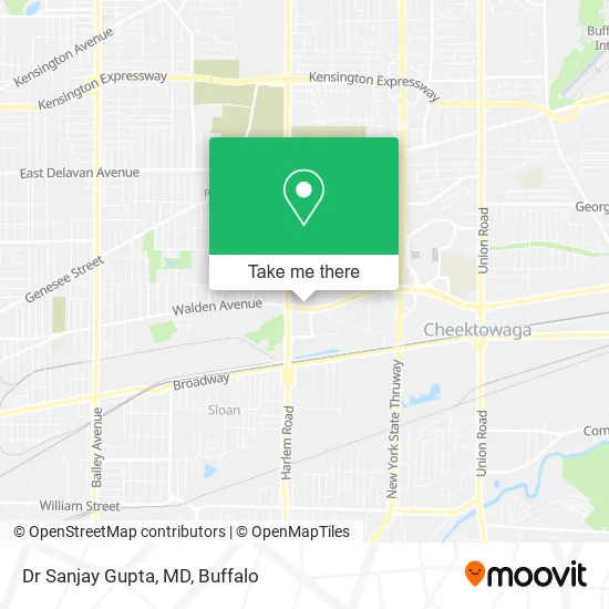 Dr Sanjay Gupta, MD map