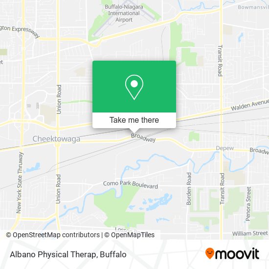 Mapa de Albano Physical Therap