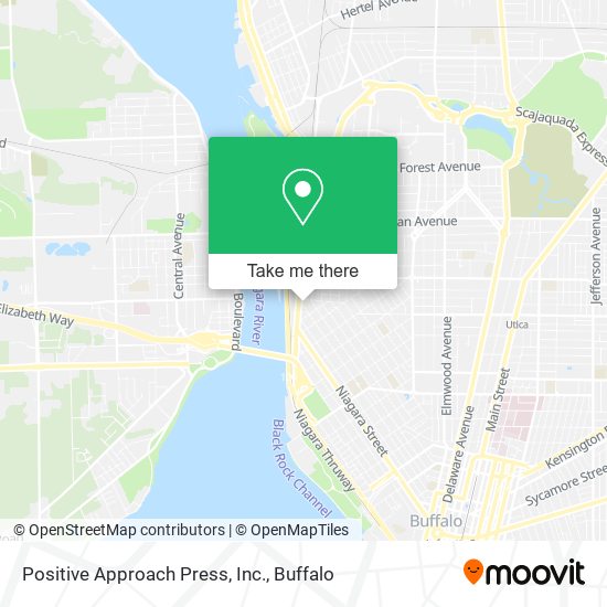 Positive Approach Press, Inc. map