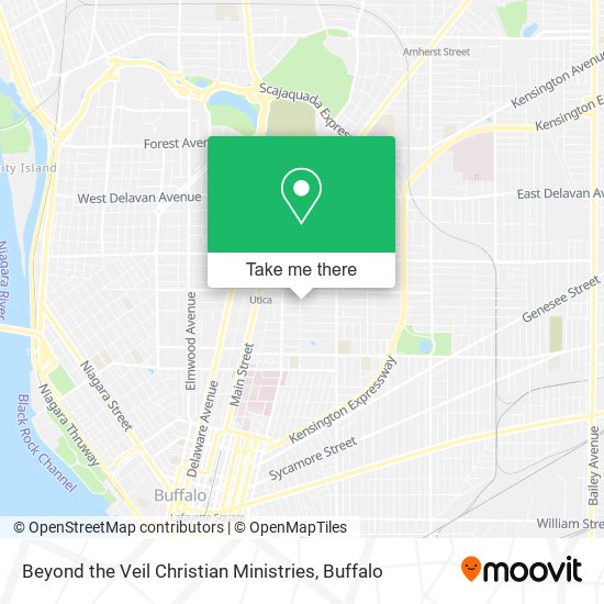 Beyond the Veil Christian Ministries map