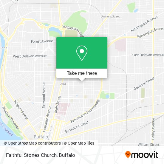 Faithful Stones Church map