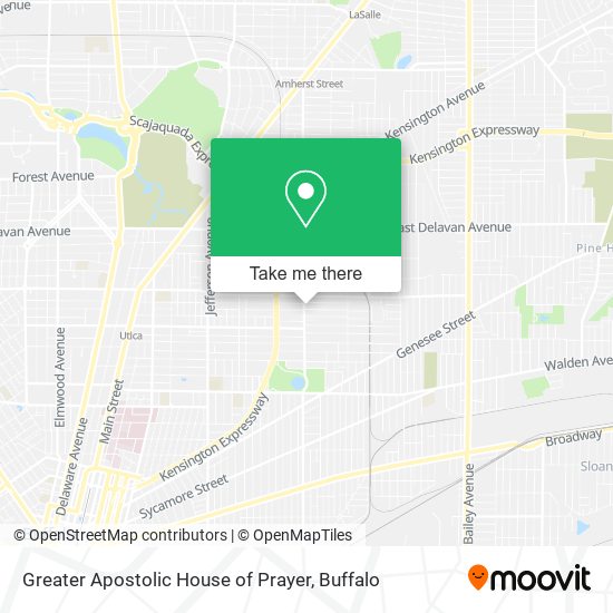 Mapa de Greater Apostolic House of Prayer