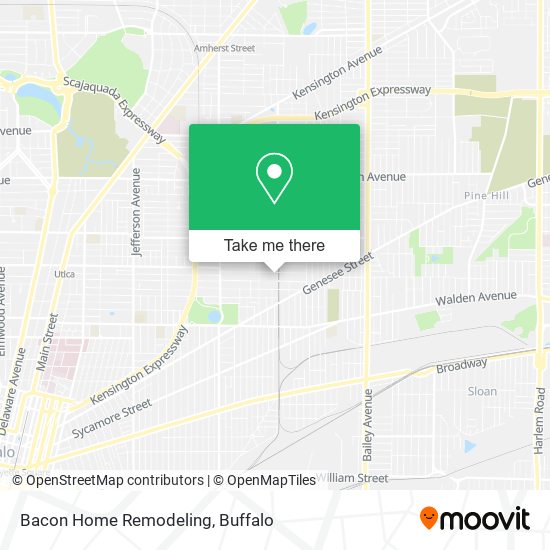 Bacon Home Remodeling map