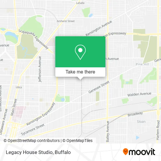 Legacy House Studio map
