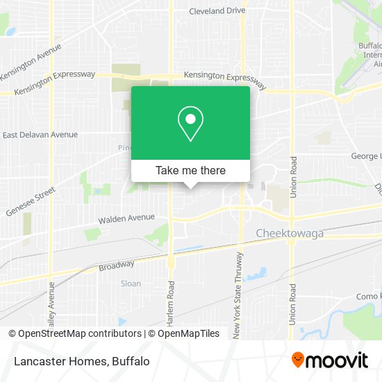 Mapa de Lancaster Homes