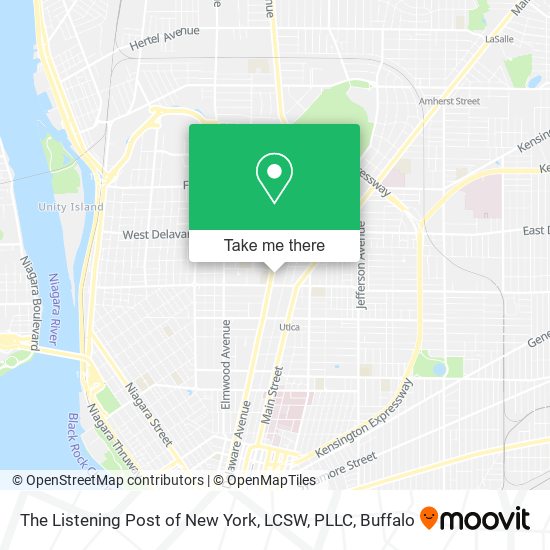 The Listening Post of New York, LCSW, PLLC map