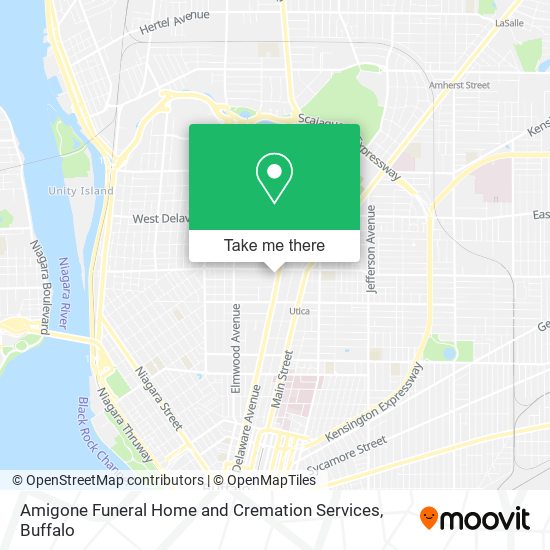 Mapa de Amigone Funeral Home and Cremation Services
