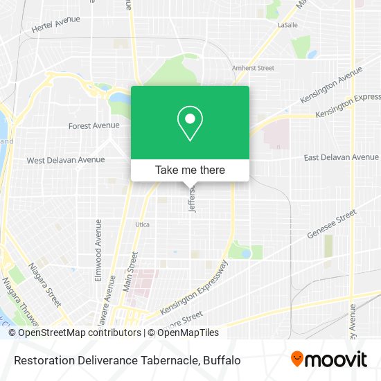Restoration Deliverance Tabernacle map