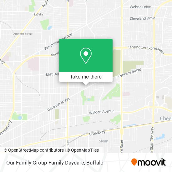 Our Family Group Family Daycare map