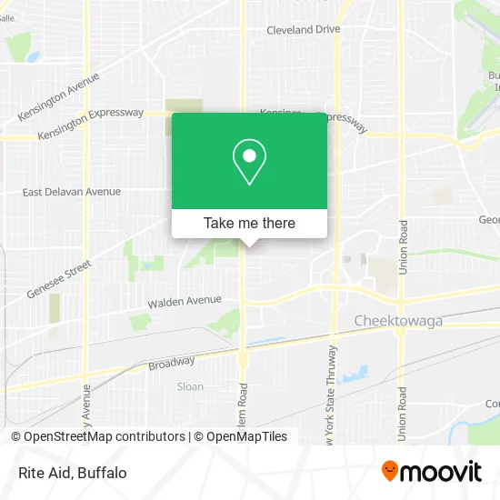 Rite Aid map
