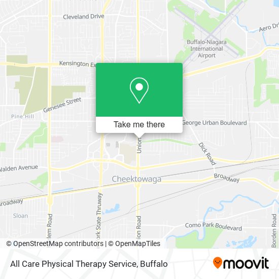 Mapa de All Care Physical Therapy Service