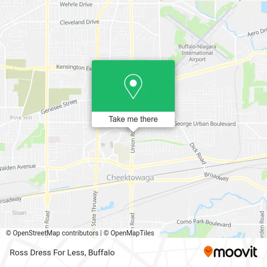 Ross Dress For Less map