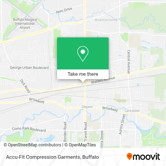 Accu-Fit Compression Garments map