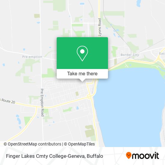 Finger Lakes Cmty College-Geneva map