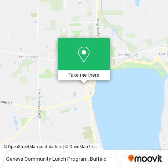 Mapa de Geneva Community Lunch Program