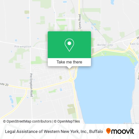Mapa de Legal Assistance of Western New York, Inc.