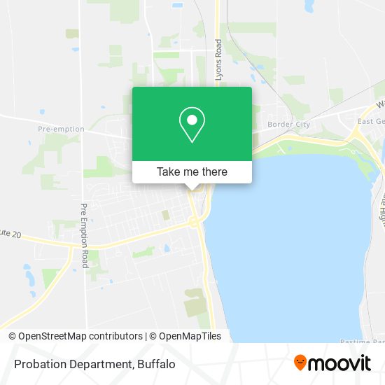 Probation Department map