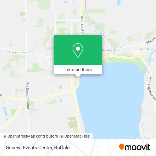 Geneva Events Center map
