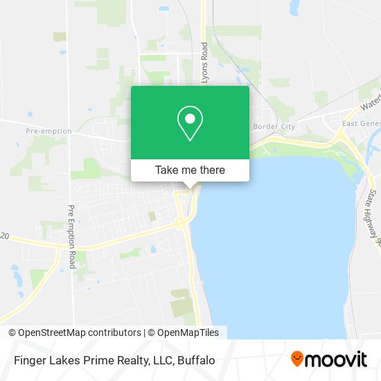 Mapa de Finger Lakes Prime Realty, LLC