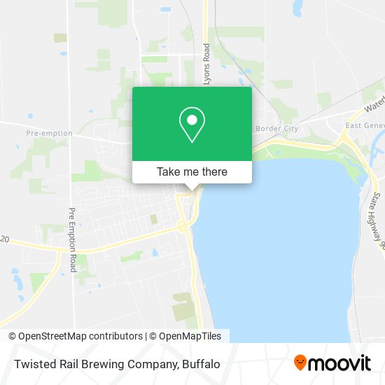 Twisted Rail Brewing Company map