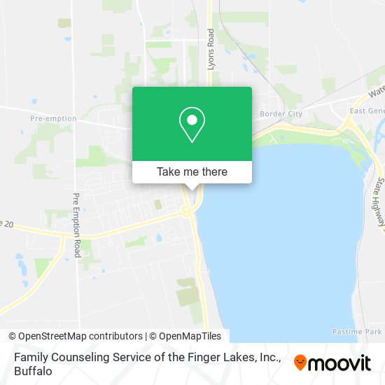 Mapa de Family Counseling Service of the Finger Lakes, Inc.