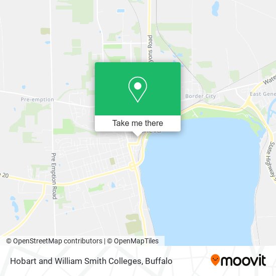 Hobart and William Smith Colleges map
