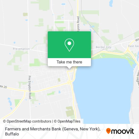 Farmers and Merchants Bank (Geneva, New York) map