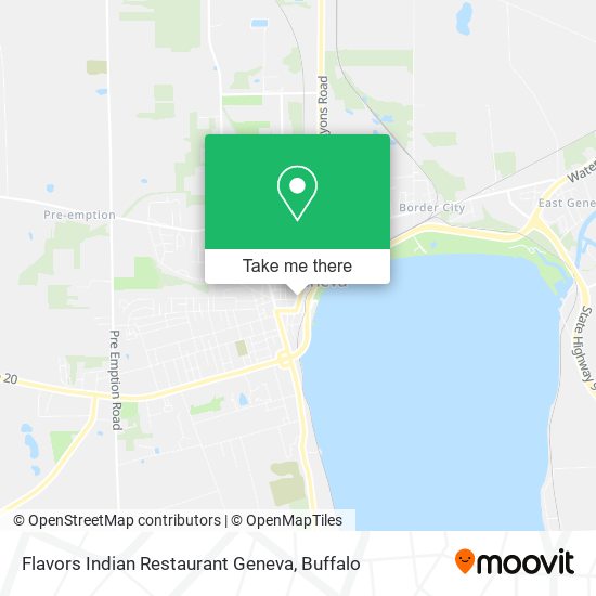 Flavors Indian Restaurant Geneva map