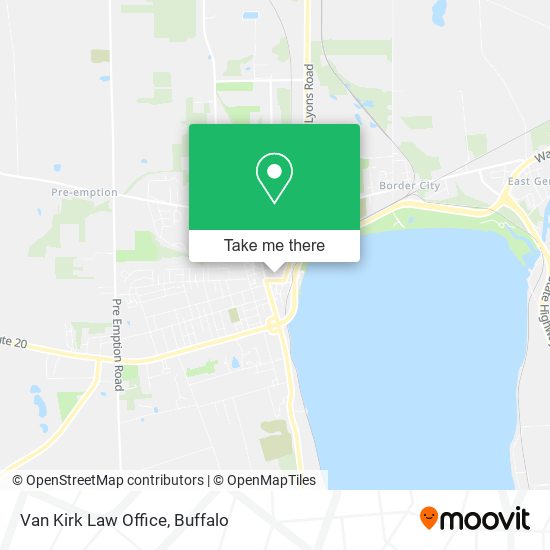 Van Kirk Law Office map