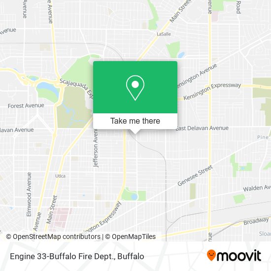 Mapa de Engine 33-Buffalo Fire Dept.
