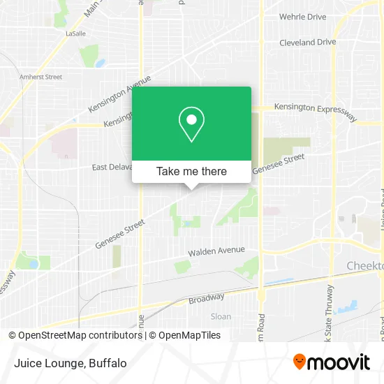 Juice Lounge map