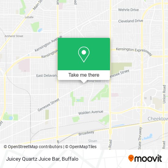 Juicey Quartz Juice Bar map