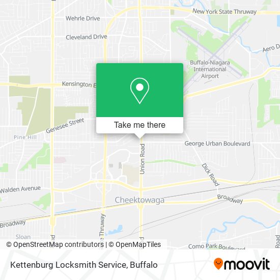 Mapa de Kettenburg Locksmith Service