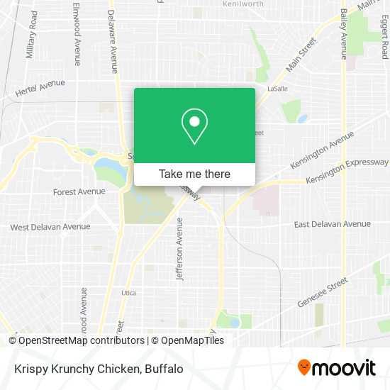 Krispy Krunchy Chicken map