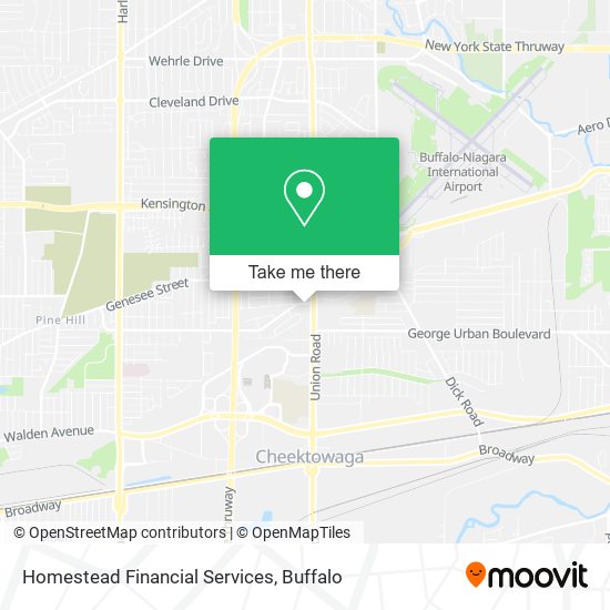 Homestead Financial Services map