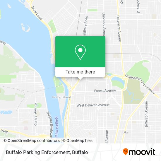 Buffalo Parking Enforcement map
