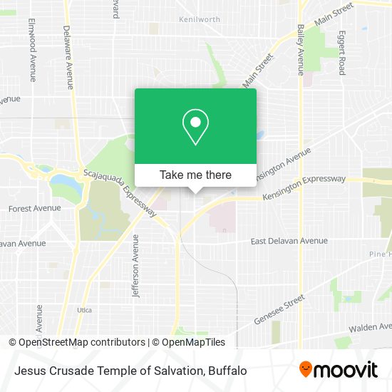 Mapa de Jesus Crusade Temple of Salvation