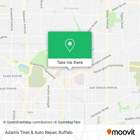 Mapa de Adam's Tires & Auto Repair
