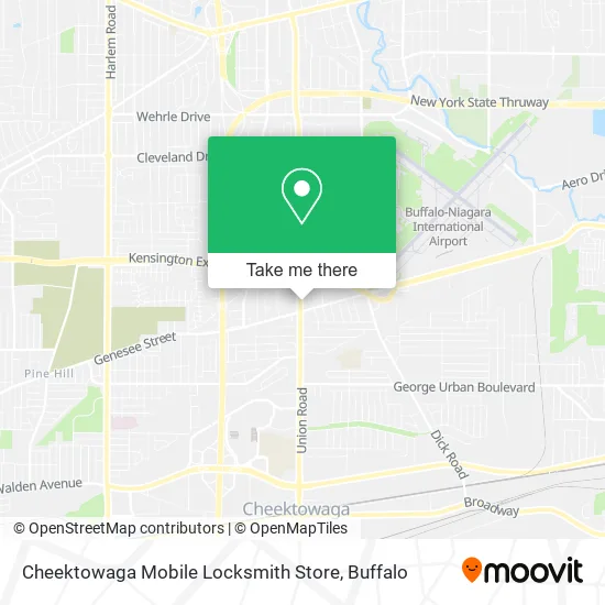 Cheektowaga Mobile Locksmith Store map
