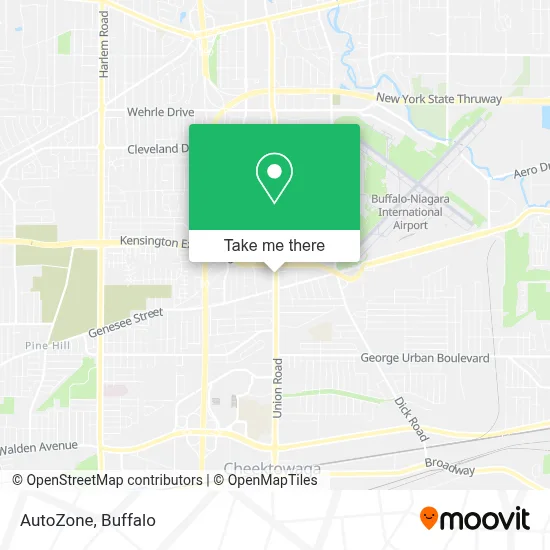 AutoZone map