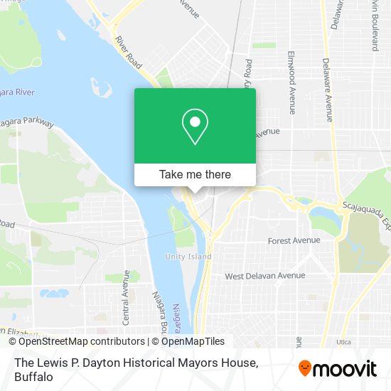 The Lewis P. Dayton Historical Mayors House map