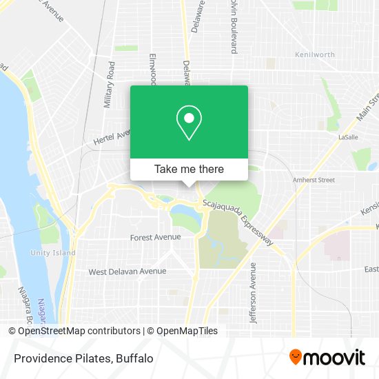Mapa de Providence Pilates